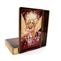 Cartes de Tarot imprimées en usine, LOGO, bords de carte de jeu or, jeu en papier, vente en gros, cartes de Tarot personnalisées avec guide