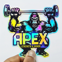 Hojas de Etiquetas de Vinilo con Corte Personalizado, Etiquetas Holográficas, Impresión de Logotipo de Empresa, Etiquetas de PVC Resistentes a los Rayos UV e Impermeables