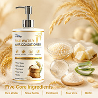 Après-shampoing Réparateur Anti-Casse et Anti-Frisottis à l'Eau de Riz, Beurre de Karité et Biotine pour Cheveux Abîmés : Hydratation, Lissage et Volume