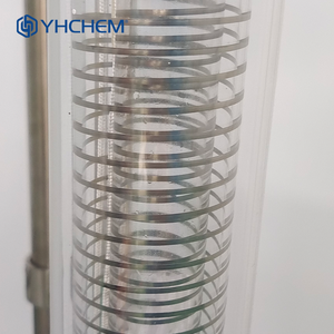Vacuum Batch <strong>Distillation</strong> Essential Oil Fractionating <strong>Structured</strong> <strong>Packing</strong> Separation <strong>Column</strong> Tower Equipment YFT-5 Lab Scale