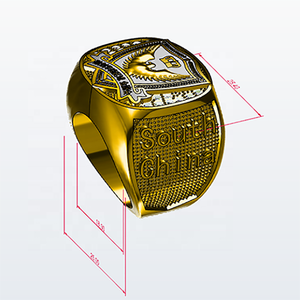 Кольца с логотипом золотого орла, модные высококачественные кольца из сплава для юбилейной коллекции подарков - Product Image 3