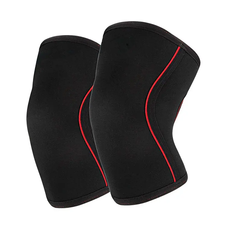 High Quality Custom Weightlifting Compression Powerlifting Neoprene Knee Brace Sleeve Support