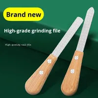 Lime à ongles ultra-fine double face en acier inoxydable, outil de ponçage pour manucure et pédicure, bande abrasive à grain fin