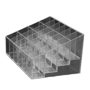 24 Grid Acrylic Makeup Organizer Storage <b>Box</b> Lipstick Jewelry & Cosmetic <b>Display</b> Stand Brush Holder Standing Type Storage Rack - Product Image 4