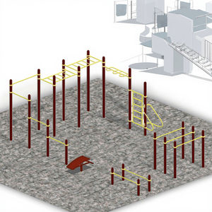 <span class=keywords><strong>Barras</strong></span> de Acero Multifuncionales para Ejercicios al Aire Libre, Gimnasio, <span class=keywords><strong>Calistenia</strong></span> para Adultos en Parques - Product Image 5