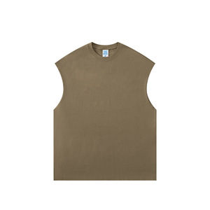 Chaleco sin Mangas de Peso Pesado 305g, Nuevo Producto Primavera/Verano 2026, Chaleco Casual Holgado de Color Liso - Product Image 6