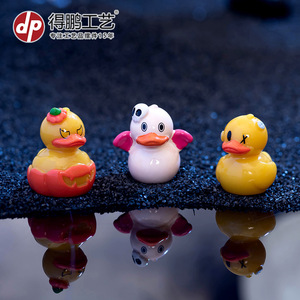 Mini décorations en résine de canard fantôme et diable pour Halloween, utilisation intérieure et extérieure, non toxiques, accessoires de bricolage - Product Image 5