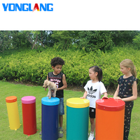 YL-A01 Amusement Park Galvanized Steel Outdoor Professional Drum Musical Percussion Instrument
