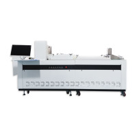 Chicai haute vitesse simple passe impression numérique carton ondulé boîte à Pizza imprimante couleur pour les petites entreprises