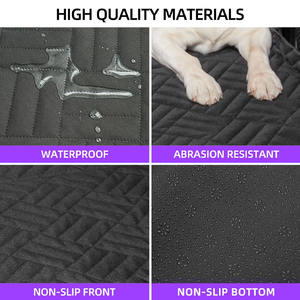Funda Protectora <span class=keywords><strong>para</strong></span> Asiento de <span class=keywords><strong>Coche</strong></span> <span class=keywords><strong>para</strong></span> Mascotas, Plegable, Portátil, Antideslizante, Ecológica, de Tela Oxford Resistente, con Patrón Sólido - Product Image 4