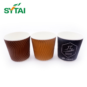 <span class=keywords><strong>Comida</strong></span> <span class=keywords><strong>para</strong></span> <span class=keywords><strong>llevar</strong></span> de papel de café de la taza de papel con tapa - Product Image 1