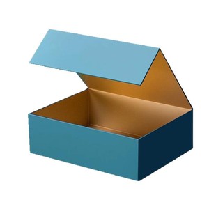 Orange Rectangle Rigid Magnetic Box With Magnetic Closure For Gift And Craft Packaging - Product Image 2