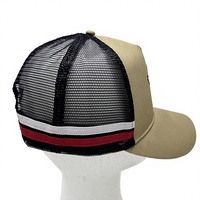 Casquettes de camionneur personnalisées en polyester/coton de haute qualité, ajustables, avec broderie sur la visière/panneaux avant/arrière, pour usage extérieur (toutes tailles)