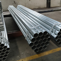 Tuyau d'air en acier galvanisé de 1,5 pouce pour la ventilation, technique ERW, service de soudage disponible, longueurs de 6 m et 12 m, tuyau spécial EMT