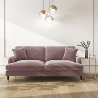 Lot de tissus d'ameublement en velours pour canapé, fabriqués en Chine, brossés, 100% polyester, fournitures d'ameublement textile pour la maison, trame