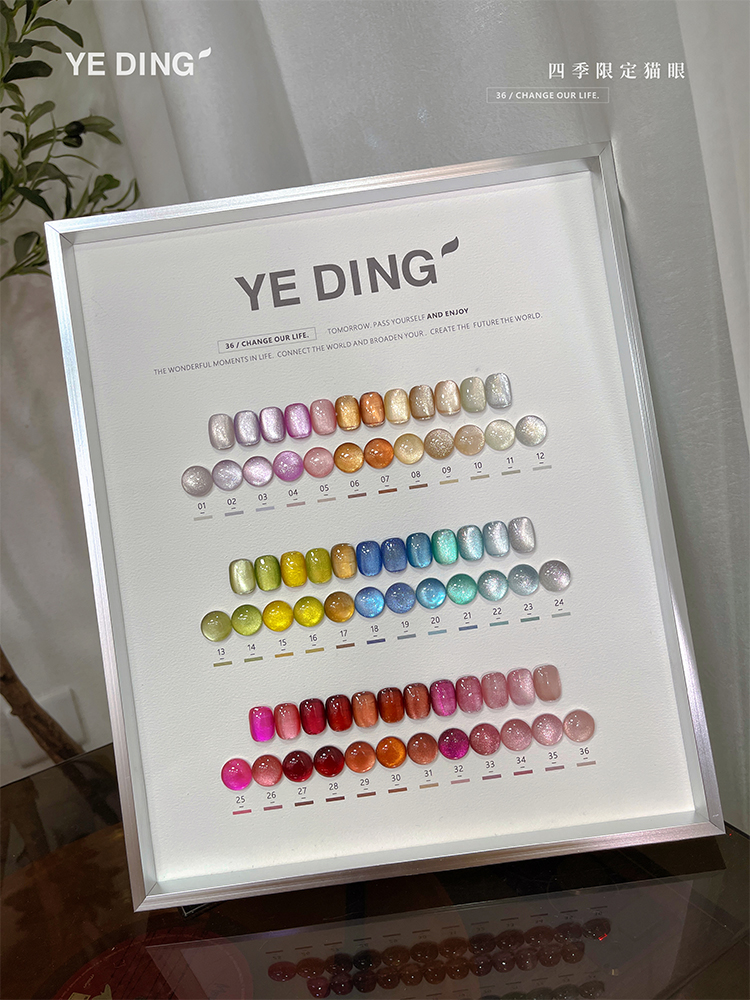 YEDING 2025 ネイルサロン UVジェルアートキット 環境に優しい植物性