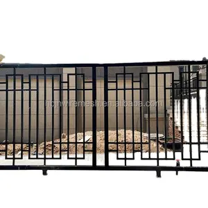 2023// Cheap pool fencing for yards faux wrought iron fence panels residential metal aluminum fence