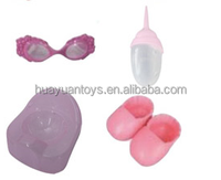 Nouvelle poupée reborn de 14 pouces avec fonction de boire et d'uriner, vêtements interchangeables, ensemble de poupées pour bébés avec accessoires