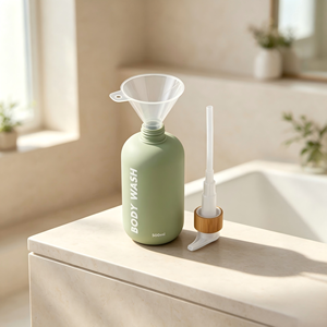Vente en gros usine – Flacon pulvérisateur cylindrique en PEHD de 100 ml, couleur personnalisée, vide, pour shampoing sec, emballage pour soins capillaires - Product Image 4