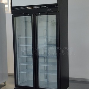 Dọc công suất lớn 2 cửa kính hiển thị mát đồ uống tủ lạnh tủ lạnh - Product Image 3