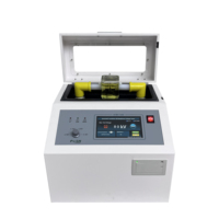 Probador automático de voltaje de ruptura de aceite Push PS-C1001 80kV, equipo de prueba de resistencia dieléctrica BDV para aceite de transformador