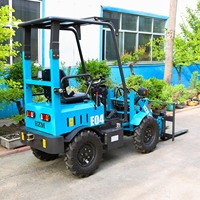 HZM huizhong marca 400kg 4WD pala gommata elettrica da giardino zero E04 606 con batteria al litio in vendita