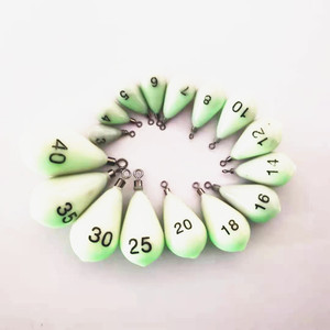Plomos de Pesca Wu Yu en Forma de Lágrima, 30g, Recubiertos de Plástico, para Pesca en Océano, Playa, Roca y Carpa - Product Image 2