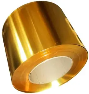 Top Quality 99.9% C28050 Brass Metal Strip Roll Supplier 0.5mm 1mm 2mm 3mm 15mm 20mm 25mm Copper Coil For Metal Parts