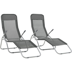<span class=keywords><strong>Tumbonas</strong></span> <span class=keywords><strong>Plegables</strong></span> para Jardín, <span class=keywords><strong>2</strong></span> Piezas, Silla Reclinable para Piscina, Tumbona para Exteriores, Tumbona Reclinable para Patio - Product Image 3