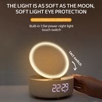 Hot Selling 3-In-1 Snelle Draadloze Oplader Led Digitale Display Wekker Usb-Poort Smart Pd Functie 5W/10W Mobiele Telefoons Horloges