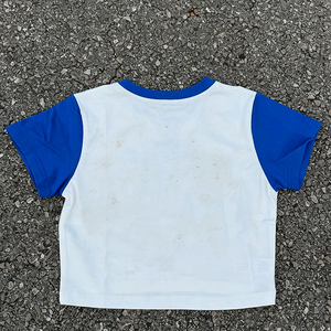 T-shirt homme à empiècements contrastés, style streetwear, coupé-cousu, coton, manches courtes, décontracté, tendance - Product Image 3
