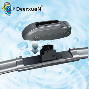 ใบปัดน้ำฝนแบบแบน S169 สำหรับรถยนต์ ใบปัดน้ำฝนกระจกหน้ารถ แบบอเนกประสงค์ ซิลิโคนสีดำ - Product Image 3