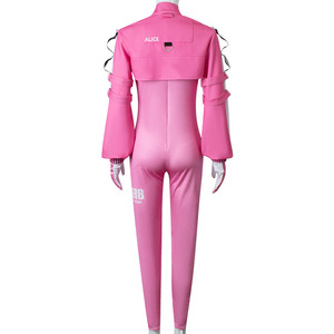 Traje de cosplay de Alice para mujer de Flying Comic, para actuaciones en escenario, mono de cosplay con estampado digital de la diosa Nikke Victory, color rosa. - Product Image 3