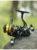 A1 bobine métallique Surf Bass Rock Boat Fishing Wheel 5.2:1 Sea & River Surf Reel avec 10KG Max Drag pour la pêche au lac et au ruisseau