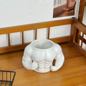 Erkek arkadaşı kas Modern seramik kahve kupa çift komik büyük kapasiteli gelişmiş anlamda doğum günü hediyesi - Product Image 6