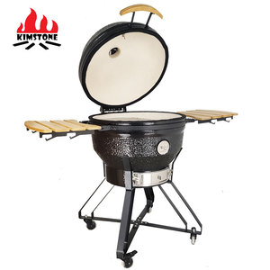 KIMSTONE Kamado Grill en céramique de 26 pouces, fabricant professionnel XL <span class=keywords><strong>XXL</strong></span>, fumoir extérieur pour <span class=keywords><strong>barbecue</strong></span>, fête et jardin - Product Image 6