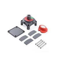 Interrupteur d'isolement de batterie 275A 12V-48V DC Plug on Off 2 Positions Secure Isolé Battery Cut Master Switch M10 Stud