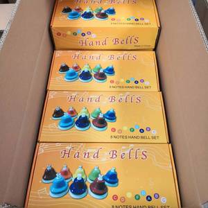 Juego de <span class=keywords><strong>Campanas</strong></span> de Mano Coloridas de 8 Notas, Instrumento de Percusión Orff, Campana de Botón Diatónica para Enseñanza Musical y Educación Temprana - Product Image 6