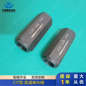 Válvula de Retención de Paso Recto Tipo CIT PT 1/2, Operación Hidráulica Unidireccional - Product Image 4