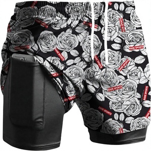 Pantalones Cortos Deportivos para Hombre, hasta la Rodilla, con Bolsillos, Secado Rápido, Cintura con Cordón Ajustable, Estilo Casual - Product Image 2