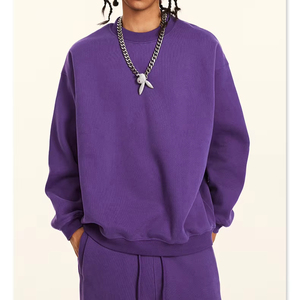 ODM Hombres de alta calidad 345G Pullover Hoodies 100% Algodón Personalizable French Terry Hooded Blank Sudadera Unisex Plain Dye - Product Image 6