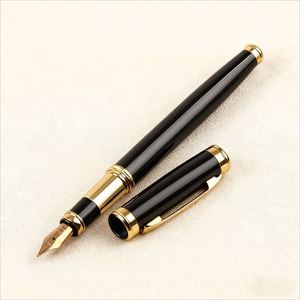 High Quality Luxury Custom Black Red Business Metal Fountain <b>Pen</b> Customer's Logo 0.5 mm Writing Diameter Custom <b>Pens</b> for Student - Product Image 4
