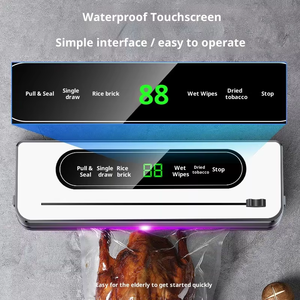 120W Steckbare ABS-Vakuumverpackungsmaschine für den Haushalt Automatische Lebensmittel-Vakuumversiegelungsmaschine Kleine Kunststoff-Versiegelung - Product Image 6