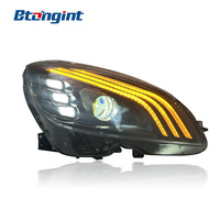 Feux avant LED Accessoires de voiture Convient pour Mercedes Benz Classe C W204 Ensemble de phares Modèle 07-10 Modèle Maybach modifié