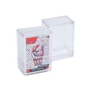 Clear Acrylic Display Case for Pokemoned Booster Box Vertical Desktop UV Protection Pre-Assembled - Product Image 2