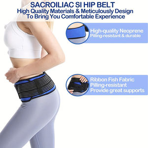 Soporte de cadera <span class=keywords><strong>Brace</strong></span> SI Articulación Cinturón de cadera Cinturón de soporte sacroilíaco Tirantes de espalda baja para aliviar el dolor de espalda Cinturón Si Loc para el embarazo - Product Image 5