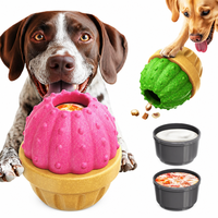 Jouet distributeur de friandises pour chien en forme de cactus, jouet à mâcher en nylon pour chien avec fibres de bois de café, puzzle remplissable