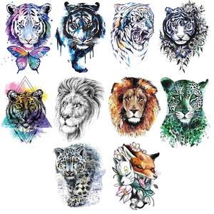 Tatuajes Temporales de Tigre para Hombres y Niños, Adhesivo de <span class=keywords><strong>Tatuaje</strong></span> de León Resistente al Agua - Product Image 2