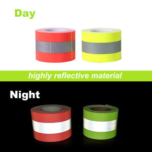 Khả năng hiển thị cao huỳnh quang màu vàng chống cháy phản chiếu vải băng chống cháy phản chiếu sọc băng cho lính cứu hỏa phù hợp với - Product Image 3