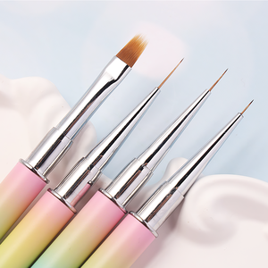 Stylo à double tête en métal pour nail art avec embouts ronds/plats/pointus pour la création de motifs <span class=keywords><strong>sur</strong></span> ongles en gel UV - Product Image 3